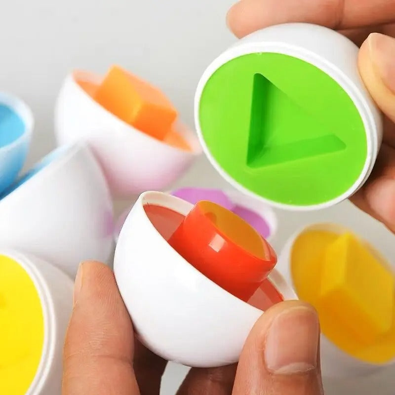 Matching-Eggs Montessori inspiriertes Steck-Spielzeug