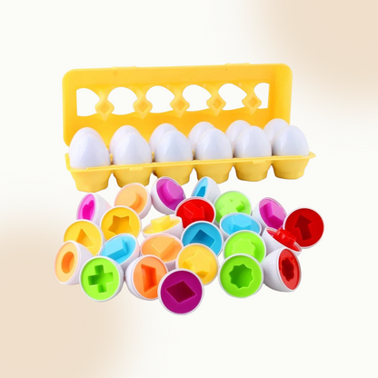 Matching-Eggs Montessori inspiriertes Steck-Spielzeug