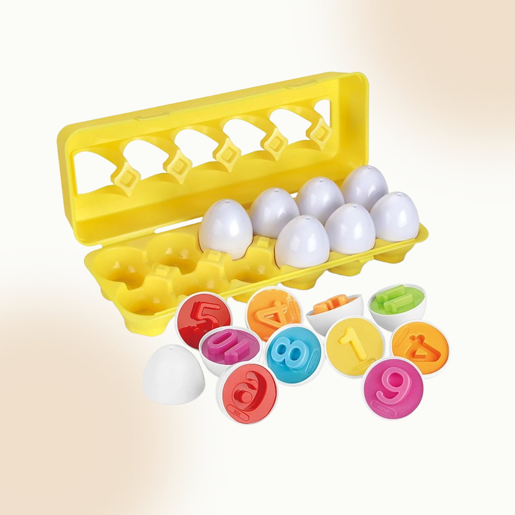 Matching-Eggs Montessori inspiriertes Steck-Spielzeug